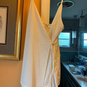 White romper with tags